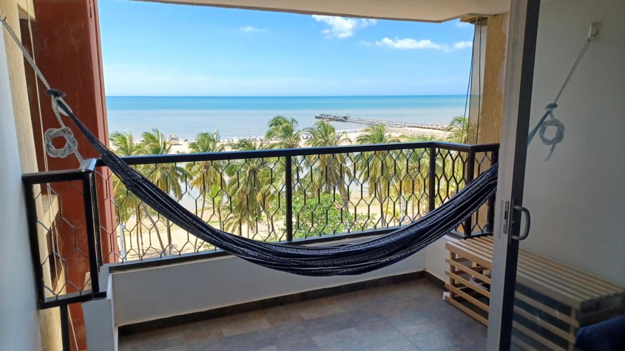 Riohacha III Apartamento Comodo Y Seguro Perfectos Para Trabajar O Vacacionar Con Balcon Frente Al Malecon Exterior foto