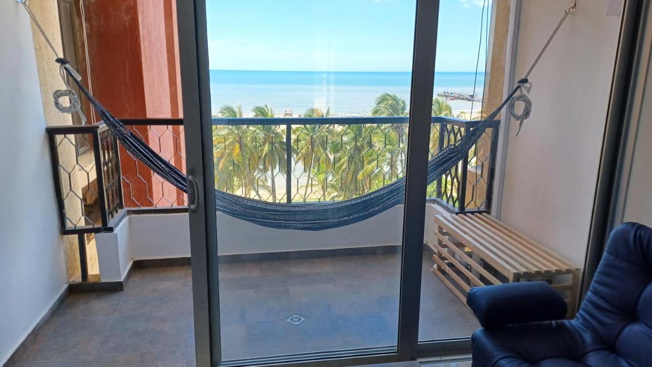 Riohacha III Apartamento Comodo Y Seguro Perfectos Para Trabajar O Vacacionar Con Balcon Frente Al Malecon Exterior foto